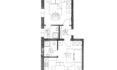 Skizze Appartement A